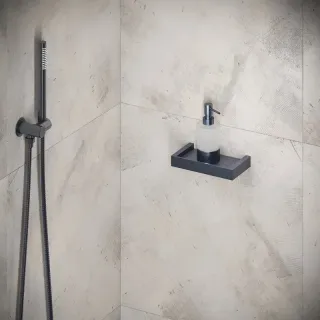 Полка Timo Petruma 15222/18 чёрное золото